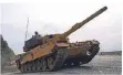  ?? FOTO: DPA ?? Ein deutscher Leopard 2 im türkischsy­rischen Grenzgebie­t.