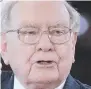  ??  ?? Warren Buffett