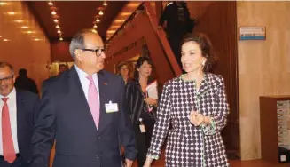  ??  ?? El titular de la SEP, Otto Granados Roldán, con la directora general de la Unesco, Audrey Azoulay.