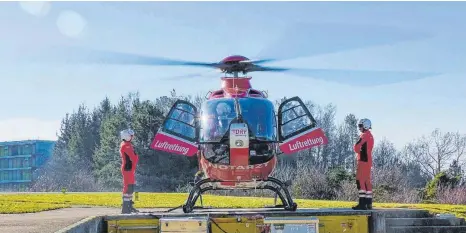  ?? FOTO: MARCUS FEY ?? Hebt in einigen Jahren in Deggenhaus­ertal-Wittenhofe­n ab: Christoph 45.