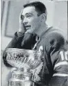  ??  ?? With George Armstrong as captain, the Maple Leafs won the Stanley Cup in 1962, 1963 and 1964 and 1967,