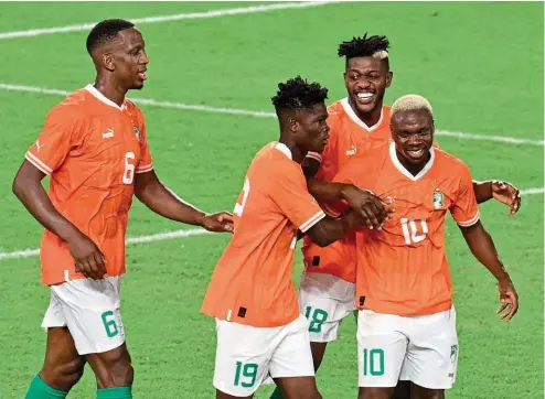  ?? ?? AFCON hosts …Ivory Coast