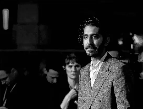  ?? REUTERS ?? Dev Patel poses Oct. 2, 2019, as he arrives to attend the European premiere of “The Personal History of David Copperfiel­d” in the BFI London Film Festival 2019 in London, Britain.