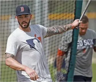  ?? STAFF PHOTOS BY MATT STONE ?? BATTER UP: Blake Swihart takes some swings yesterday in Fort Myers.