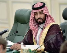  ??  ?? Il principe ereditario Mohammed bin Salman, figlio del re saudita (Epa)