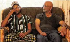  ?? Picture: FREDLIN ADRIAAN ?? LIVES UPENDED: Bethelsdor­p preacher Steven Nel, right, is shattered after losing his wife of 41 years, Brenda Nel, who was run over this week. With him is his son, Nathan