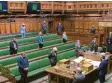  ?? Foto: House of Commons Pa Wire, dpa ?? Das britische Unterhaus gedachte des verstorben­en Tom Moore.