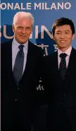  ?? GETTY ?? Partner dal ‘95 Marco Tronchetti Provera, 72, e Steven Zhang, 28
●(v.cla.)