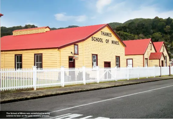  ??  ?? The School of Mines was establishe­d to bring science to bear on the gold recovery process