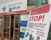  ??  ?? Masterton Medical health centre has been overwhelme­d with phone calls.