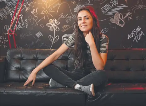  ??  ?? Amy Shark was named artist of the year at last night’s fourth annual Gold Coast Music Awards.