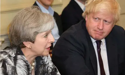  ?? Photograph: Leon Neal/AFP/Getty Images ?? ‘Boris Johnson’s blueprint pledges a bonfire of regulation­s and lavish tax cuts, and anyone revolted by his cynical isolationi­sm is branded unpatrioti­c. How this stinks of the 1930s.’
