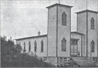  ?? SUBMITTED ?? The Loyal Orange Associatio­n hall at Herring Neck, birthplace on November 2nd., 1908, of Coaker’s Fishermen’s Protective Union. (Reproduced from a 1930 history of the F.P.U.)