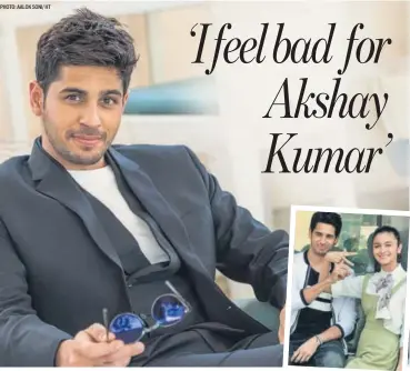  ?? PHOTO: AALOK SONI/ HT PHOTO: SHAKTI YADAV/HT ?? Sidharth Malhotra says that he’s good friends with Alia Bhatt even as speculatio­n is rife that the two are dating