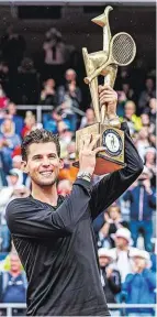  ??  ?? Dominic Thiem siegte 2019 in Kitzbühel, im Juli lädt er selbst zu einer großen Exhibition.