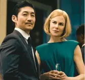  ?? AMAZON PRIME VIDEO ?? Brian Tee and Nicole Kidman star as a married couple in the six-episode series “Expats.”