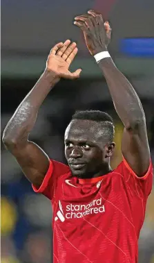  ?? ELLIS / AFP ?? Künftig wird Sadio Mané im Trikot des FC Bayern jubeln.