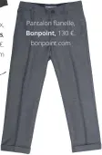  ??  ?? Pantalon flanelle, Bonpoint, 130 €. bonpoint. com