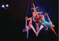  ??  ?? You have four chances to see Vague de Cirque troupe from Quebec’s Magdalen Islands during FrancoFEST June 24 to 26.