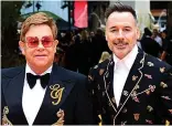  ??  ?? Married...Sir Elton and David Furnish