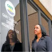  ?? AP PHOTO/NAM Y. HUH ?? Ragen Hatcher, a member of Indiana’s House of Representa­tives from the 3rd District, poses for a photo March 26 at the Gary Sanitary District building in Gary, Ind.