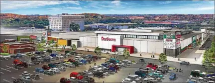  ?? SUBMITTED PHOTO ?? An artist’s rendering of Plymouth Meeting Mall shows what the former site of Macy’s department store will look like next spring.