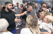  ??  ?? BACKSTAGE Singer Drake at Las Vegas weigh-in