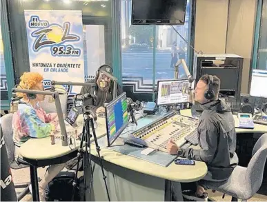  ?? COURTESY ?? Spanish Broadcasti­ng System Inc. has launched in Tampa and Orlando a Latino-focused radio station, El Zol, that plays music in Spanish from different genres and is streaming the No. 1 morning show in Puerto Rico,“El Despelote.”