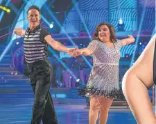  ??  ?? Susan is loving her time with profession­al partner, Kevin Clifton, who’s reached the final four times