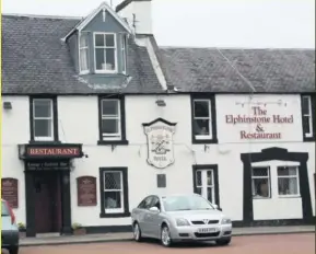  ??  ?? YOUR GOOD ELPH Hotel boasts a warm welcome, great food and very comfy rooms