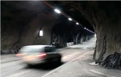  ?? FOTO: TORMOD FLEM VEGGE ?? Det skal gjennomfør­es tunnelarbe­id over hele Agder de kommende årene. Flekkerøyt­unnelen vil neste år bli stengt i perioder.