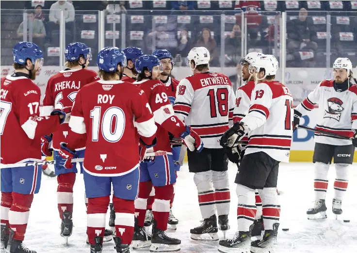La saison du Rocket s’est terminée en quatre matchs - PressReader