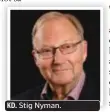  ??  ?? KD. Stig Nyman.