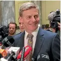  ?? PHOTO: REUTERS ?? The updated fiscal forecasts give Bill English the chance to put his best foot forward.