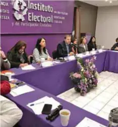  ?? |PUBLIMETRO ?? El IEPC advirtió que intervendr­á si los partidos políticos no acatan la equidad horizontal en el próximo proceso electoral.