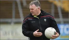  ??  ?? Sligo manager Cathal Corey said he was delighted to get the first win of the Allianz League with Wexford in Markievicz Park on Sunday.