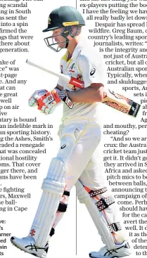  ??  ?? Combative: Australia’s David Warner has typified a will to win at all costs