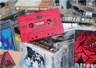 ?? GRAEME ROY/THE CANADIAN PRESS ?? Cassettes are making a comeback in some parts of the country.