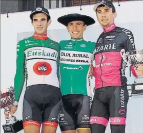  ?? FOTO: WEB LASTRA ?? Jonathan Lastra El ciclista bilbaíno espera correr la Vuelta en 2018