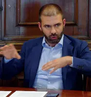  ??  ?? La novità Fabio Venturi ha lanciato da poco la sua associazio­ne «Generazion­e Verona» e guarda alle elezioni comunali del 2022