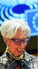  ??  ?? La presidenta del BCE, Christine Lagarde