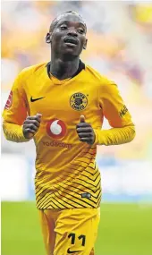  ?? Picture: LEFTY SHIVAMBU/GALLO IMAGES ?? COOL: Khama Billiat of Kaizer Chiefs will be hoping to have his scoring boots firmly strapped on Saturday.