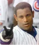  ?? | AP ?? Sammy Sosa amassed 57.7 of his 58.4 career wins above replacemen­t after the Sox traded him to the Cubs.