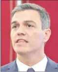  ??  ?? Pedro Sánchez, presidente del gobierno español.