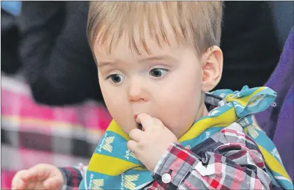  ?? GARY KEAN/ THE WESTERN STAR ?? Gavin Carroll of Corner Brook was born three months premature and has the Janeway Children’s Hospital in St. John’s to thank for making sure he became the healthy 16-month-old he is today.