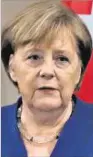  ??  ?? Canciller Angela Merkel.