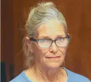  ?? Stan Lim/Associated Press ?? Leslie Van Houten attends her parole hearing at the California Institutio­n for Women onSept. 6, 2017, in Corona, Calif. California Gov. Gavin Newsom said Friday that he will not fight a state appeals court decision that Van Houten should be let out on parole.