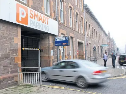  ?? Picture: Kris Miller. ?? Smart Parking has faced many complaints over its Kinnoull Street site.