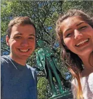  ?? PHOTO COURTESY ONEIDA COUNTY HISTORY CENTER ?? Summer interns Matt and Jolene in South Utica.