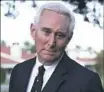  ??  ?? Roger Stone is part of an FBI investigat­ion into Russian interferen­ce in the 2016 election.